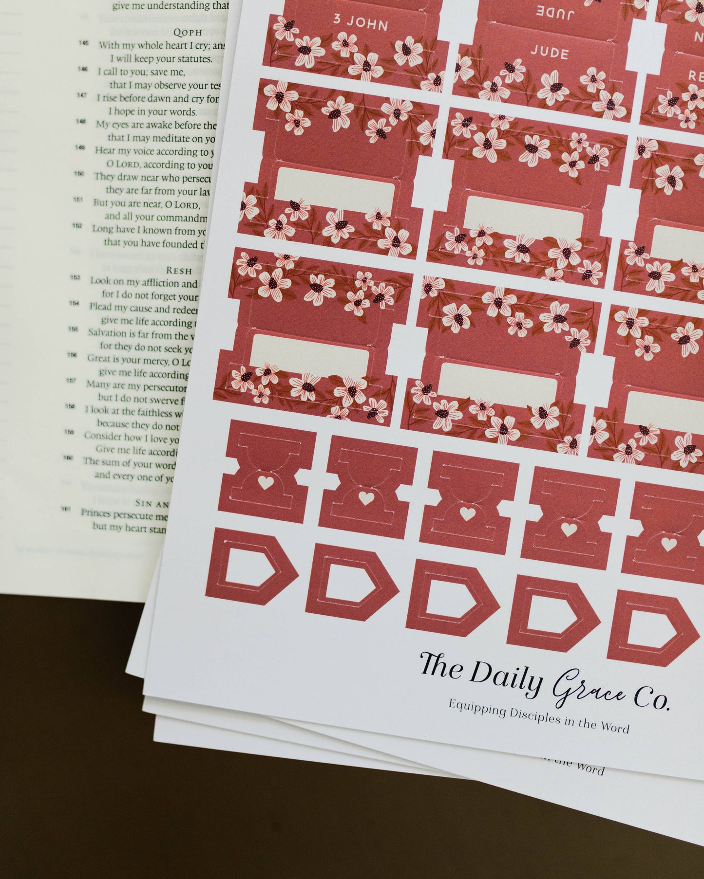 The Daily Grace Co - Berry Blooms Bible Tabs