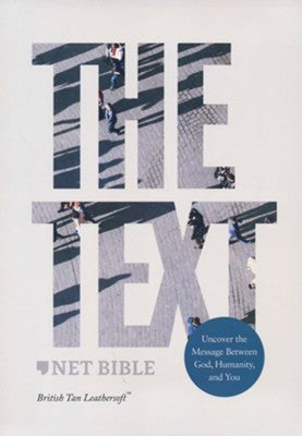 NET, The TEXT Bible, Leathersoft, Brown, Comfort Print