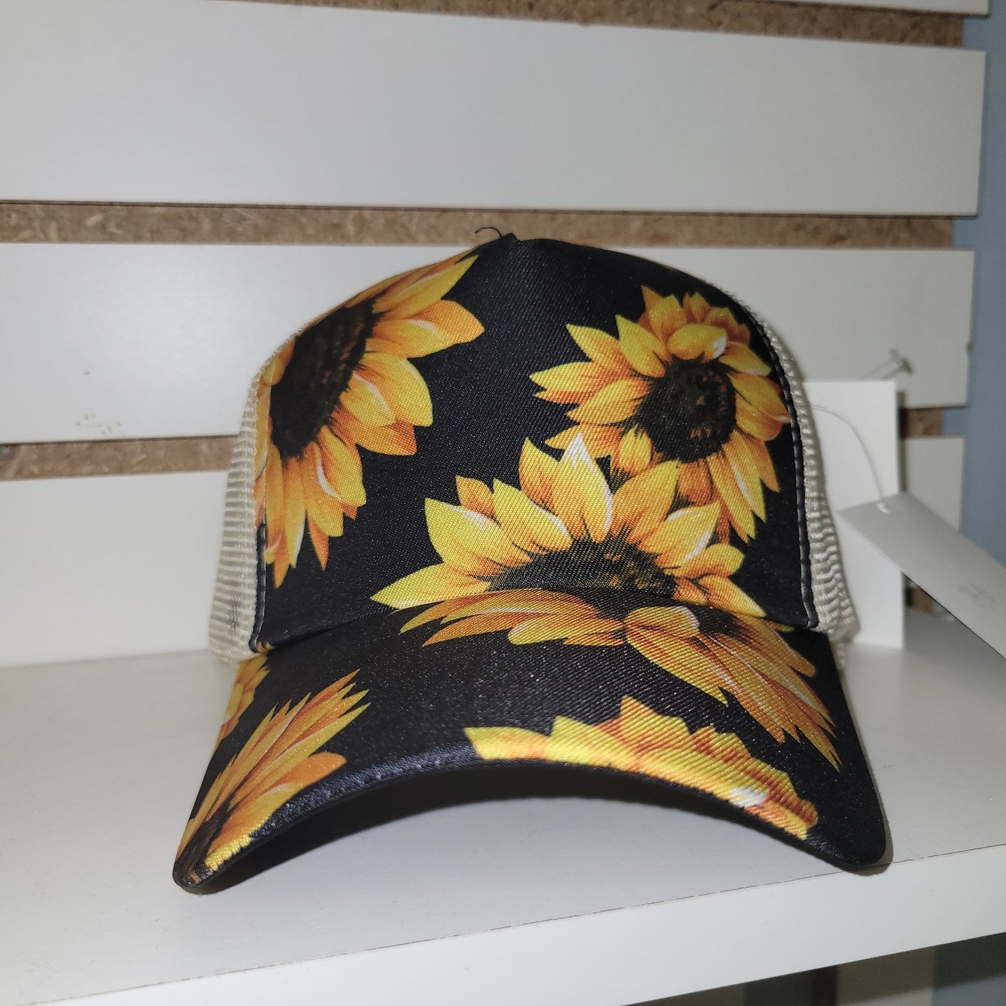 Saving Grace Tee Co- Sunflower Ponytail womens cap