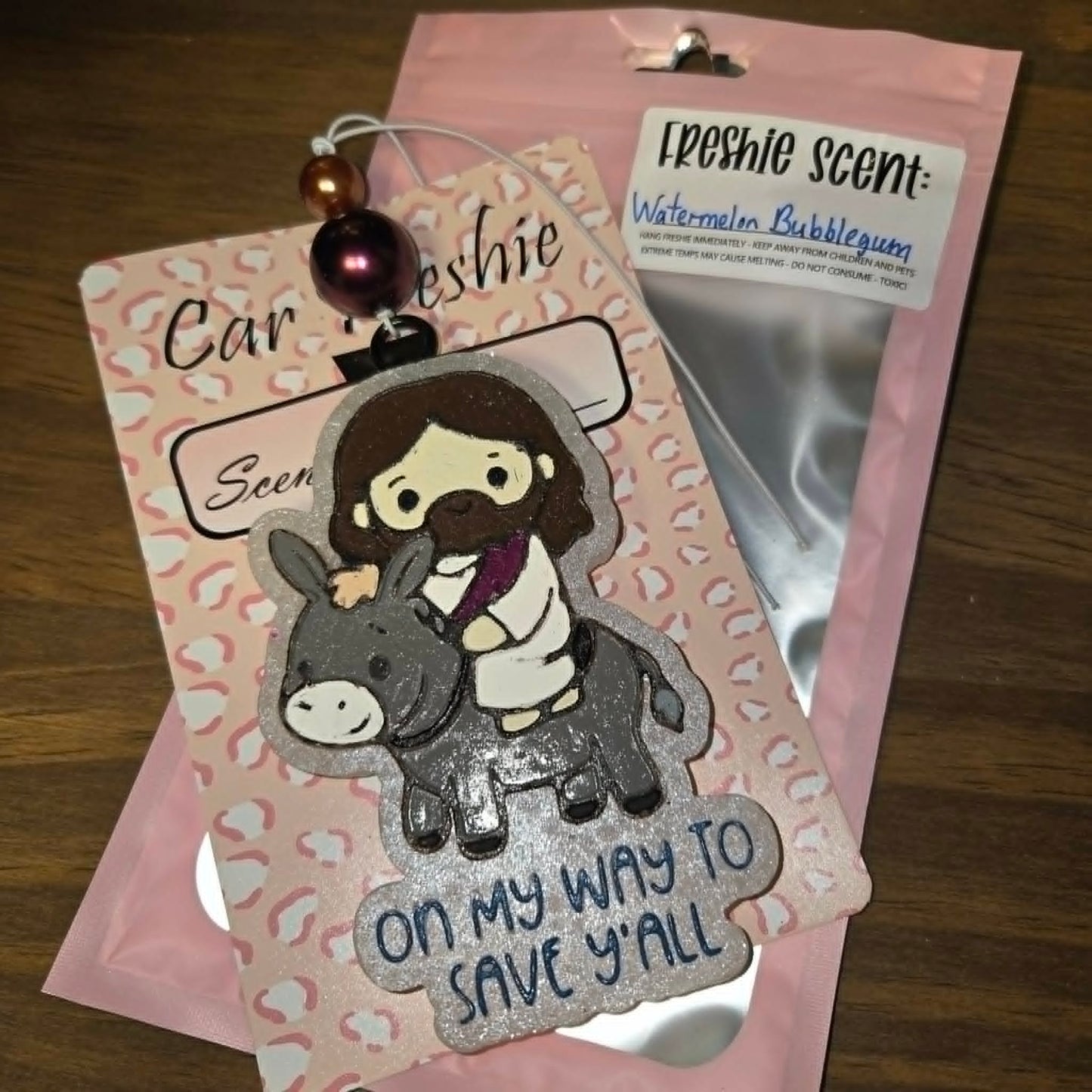 Saving Grace Tee Co. Car Freshie- On my way to save ya'll