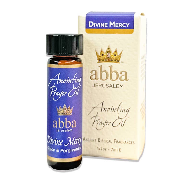 Abba Christian Products - Divine Mercy Prayer Oil - 1/4oz