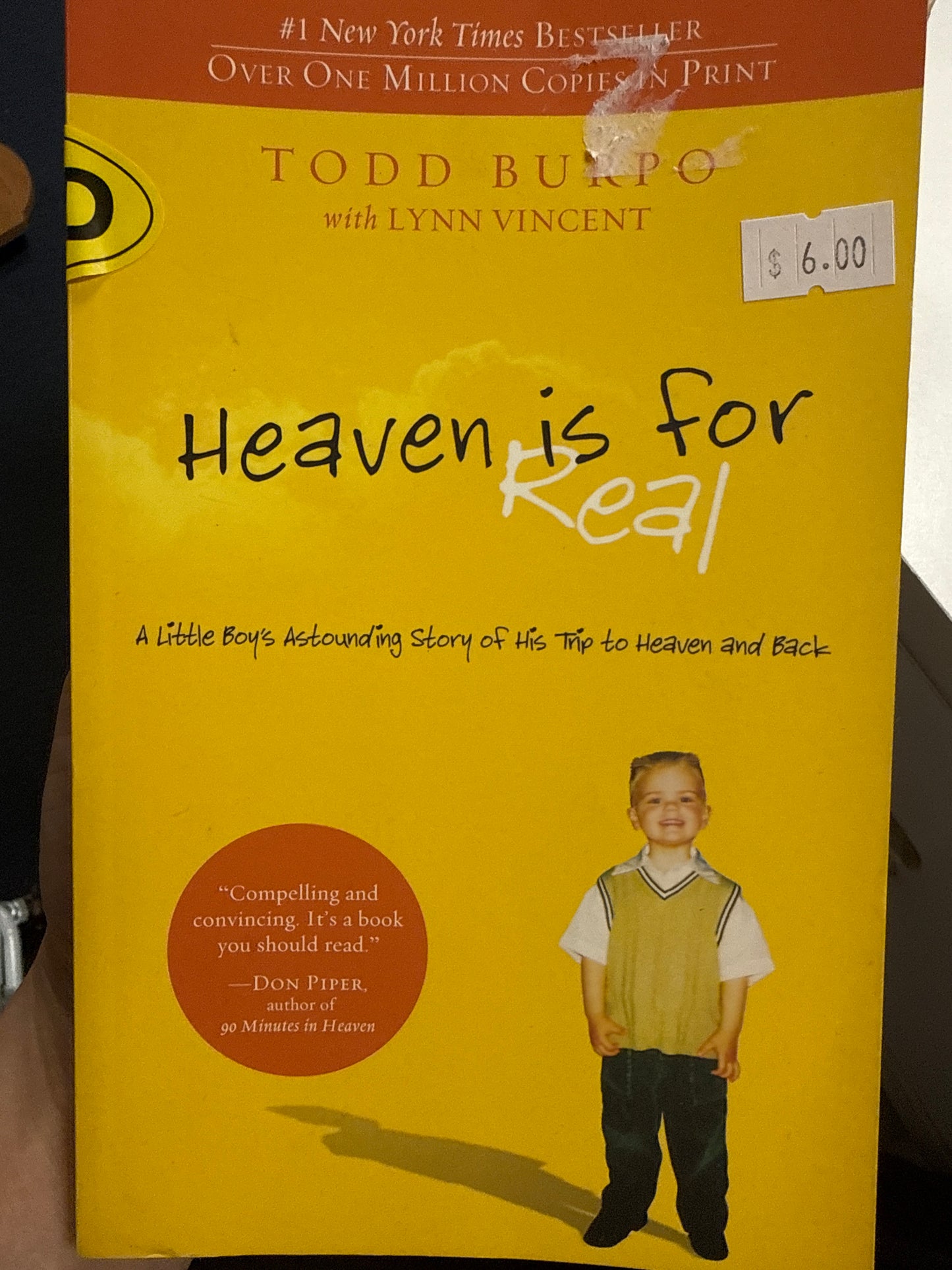 Heaven is for Real- used book