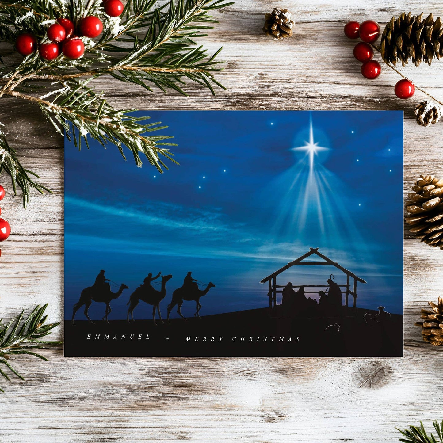 Crown Point Graphics - Religious Boxed Christmas Cards, Peace on Earth, 12 Cards