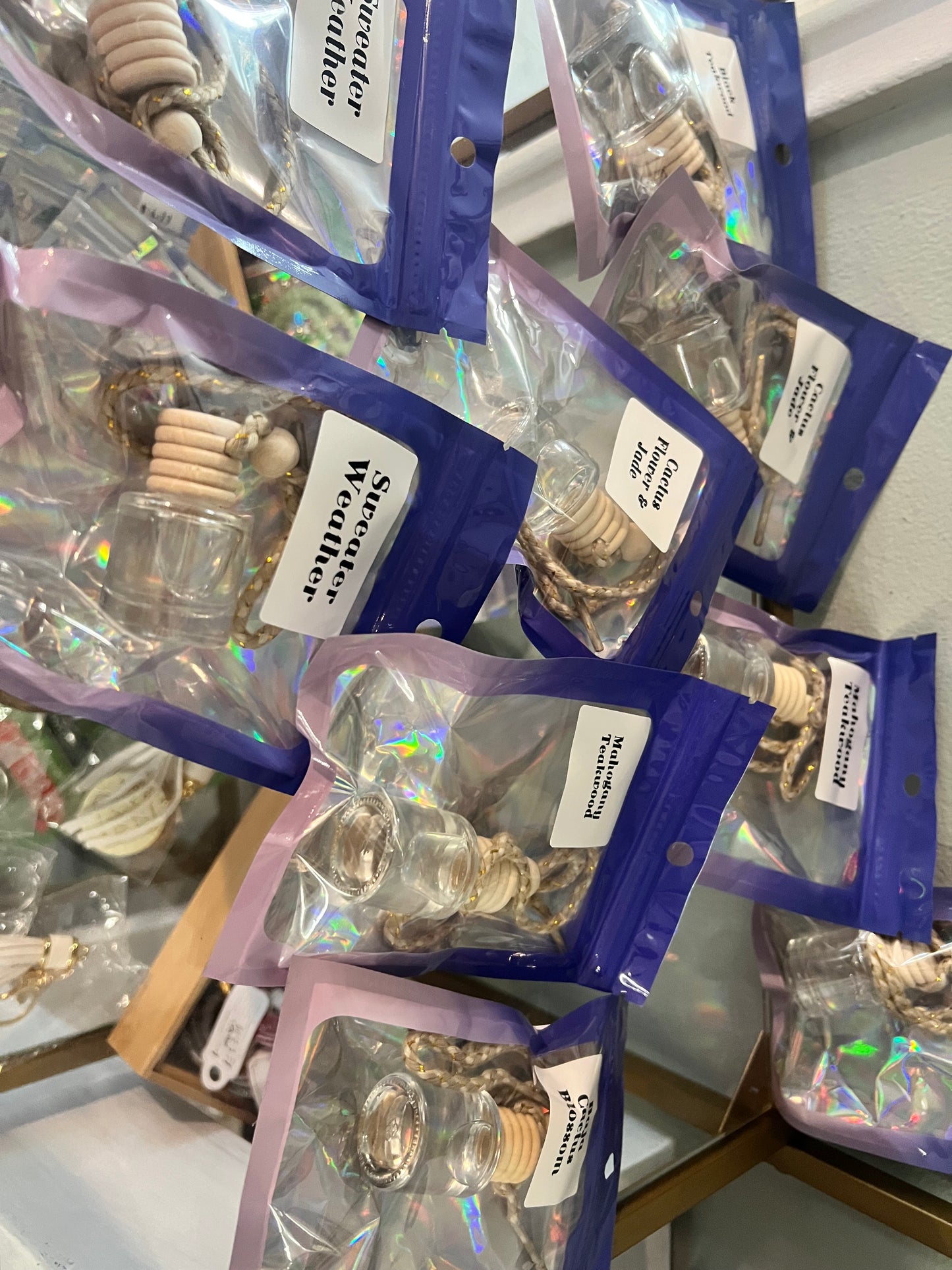 Car bamboo air freshener - Amber