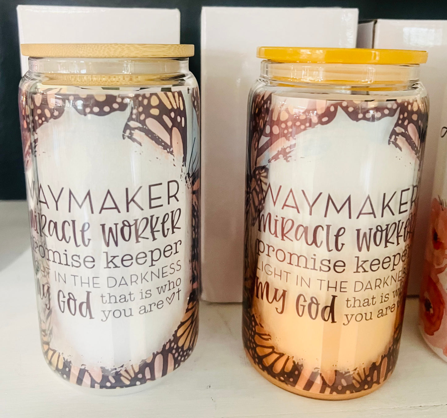 16oz Libby Glass - “waymaker”