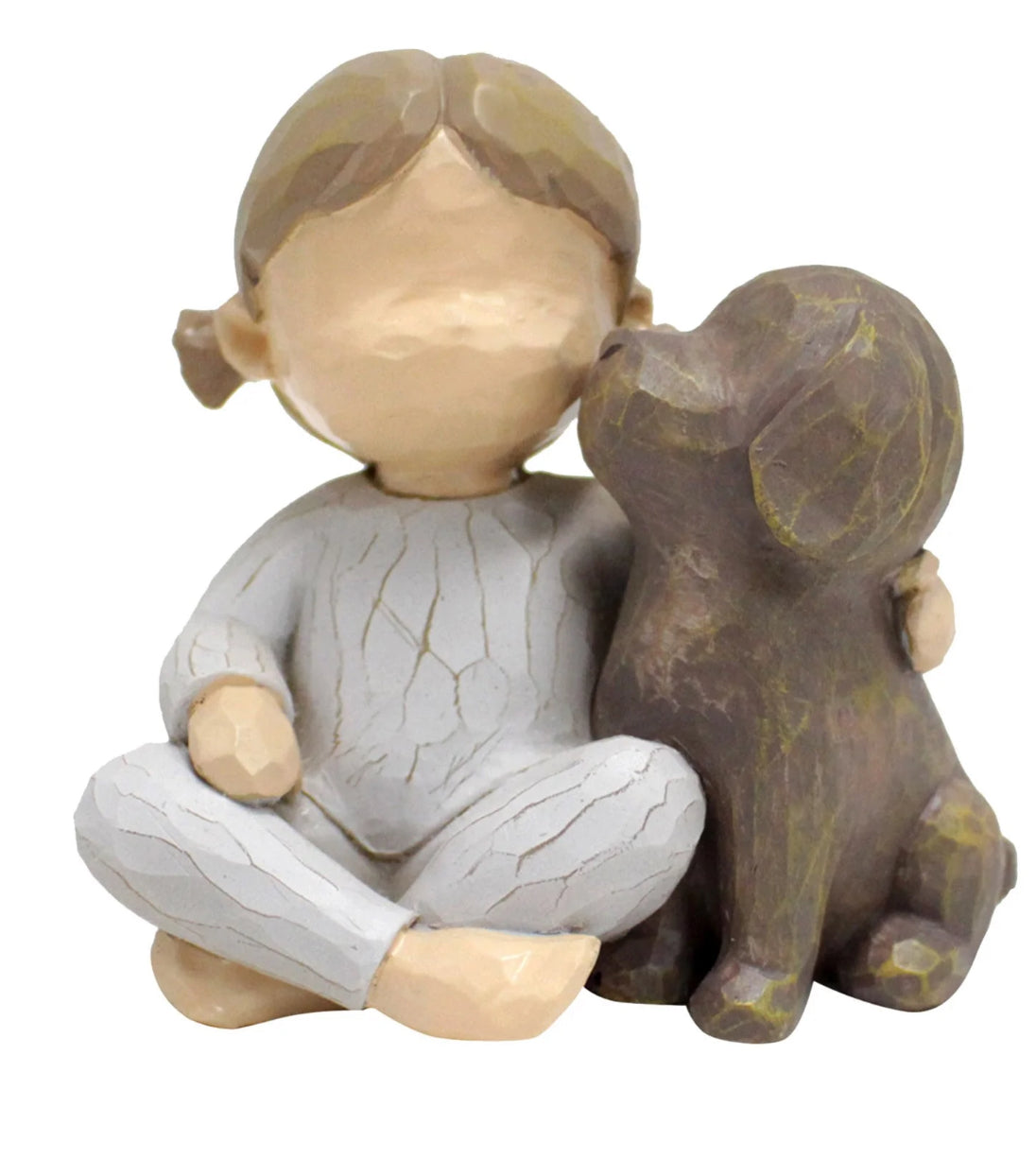 Baby Girl and Her Dog