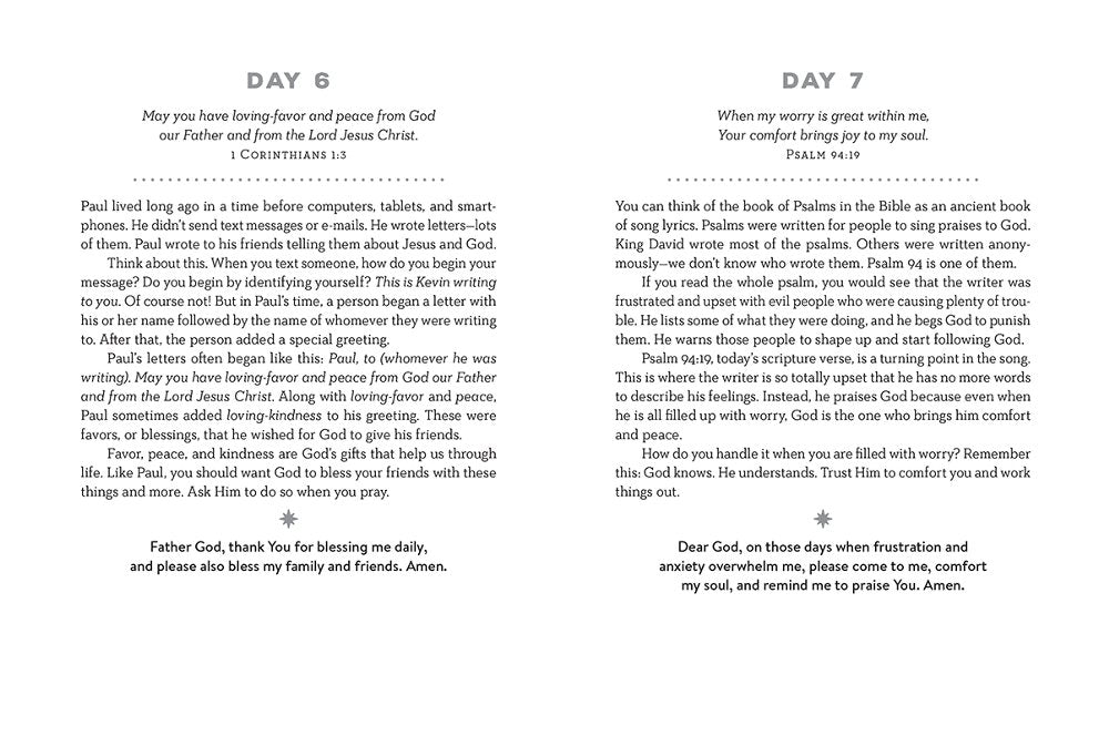 Everyday Bible Encouragement for Girls: Daily Devotions and Prayers