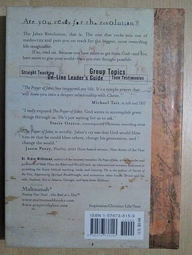 The Prayer of Jabez for Teens