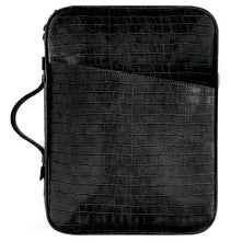 CROCO BIBLE COVER BLACK XXL