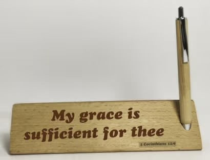 My Grace Is Sufficient For Thee Pen Holder