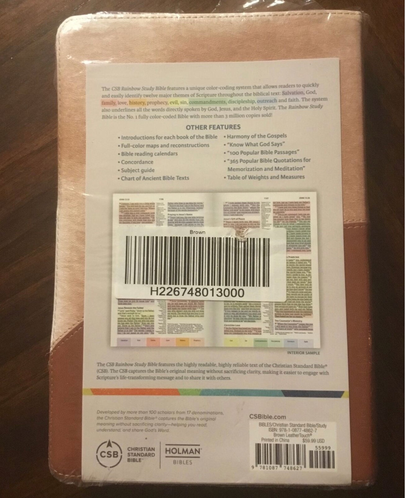 Rainbow Study Bible Christian Standard Bible