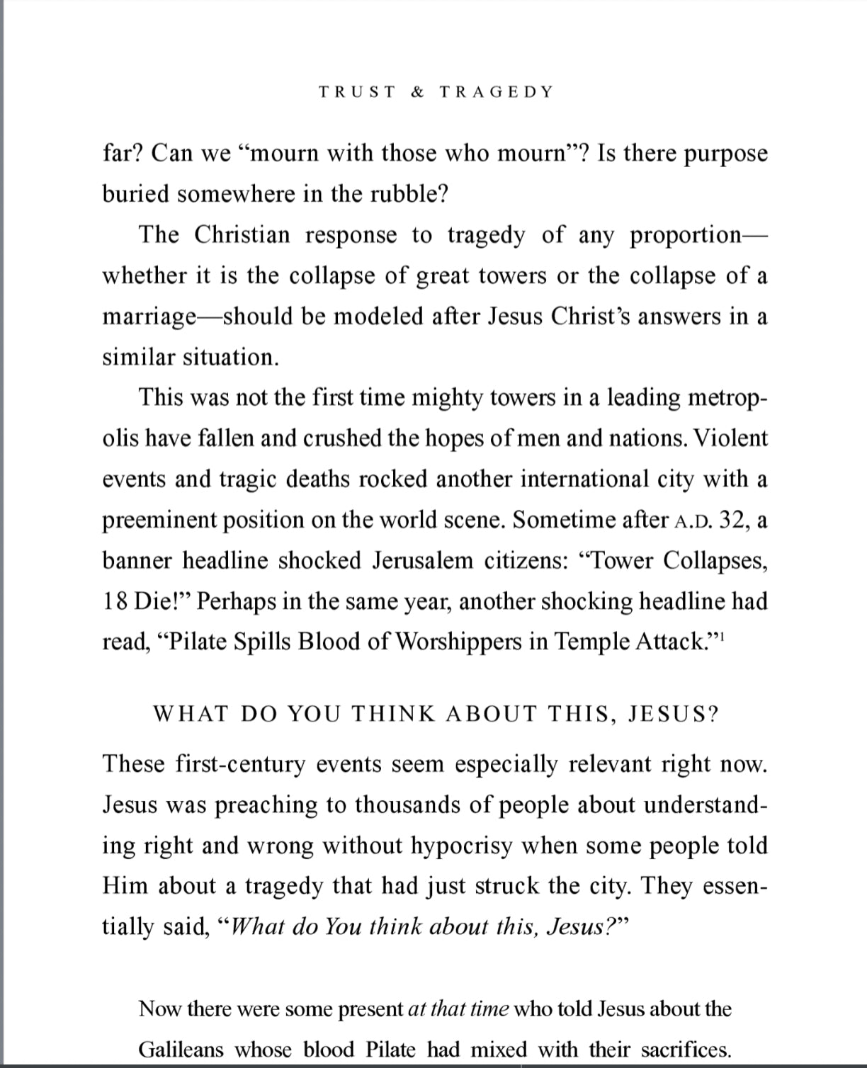 Trust And Tragedy Encountering God In Times Of Crisis