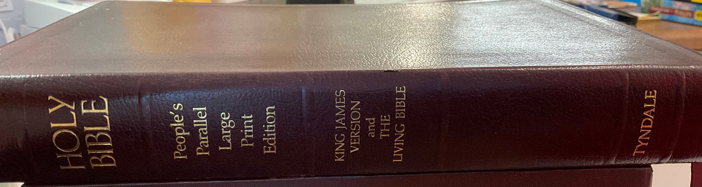 Holy Bible, Parallel Edition, King James Version & The Living Bible, Large Print Tydale