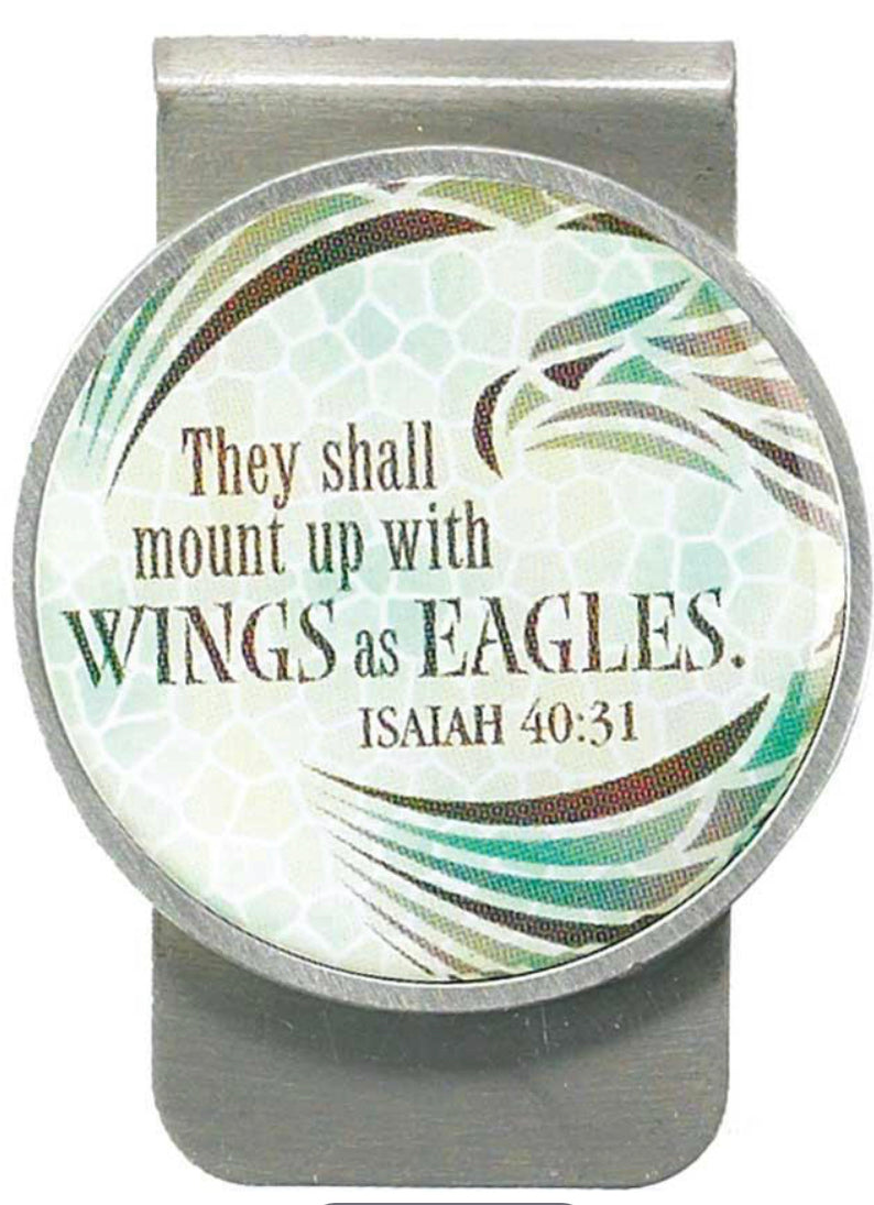 MONEY CLIP-WINGS AS EAGLES