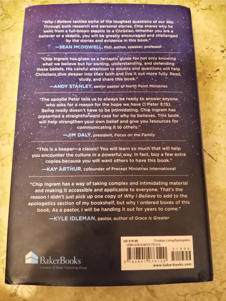 Why I Believe: Straight Answers to Honest Questions about God, the Bible, and Christianity (Hardcover)