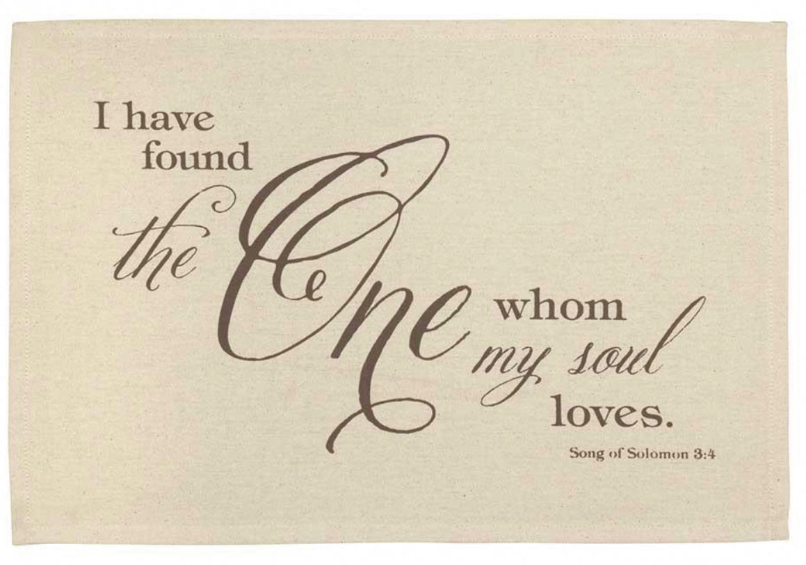 PLCMAT I HAVE FOUND-WEDDING CANV 17X11