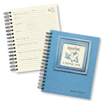 Inspirations: A Gratitude Journal (Blue)