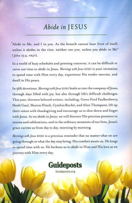 Mornings with Jesus 2020