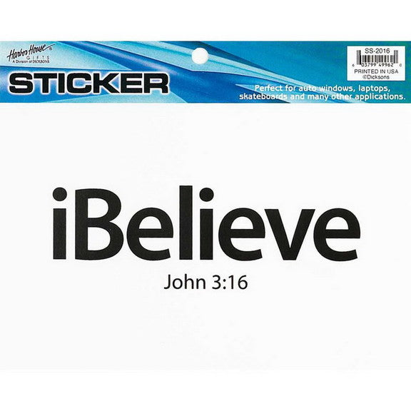 Window Sticker-Mylar-iBelieve