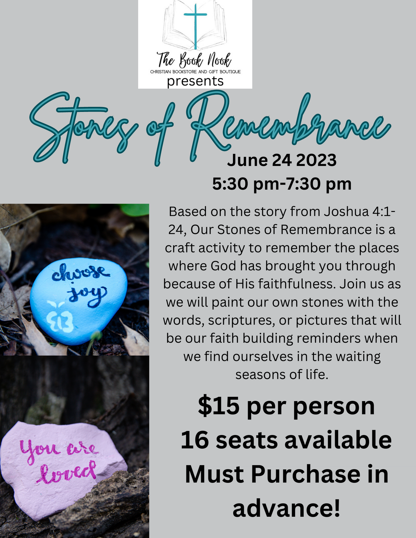 Ladies Night of Fellowship: Stones of Remembrance