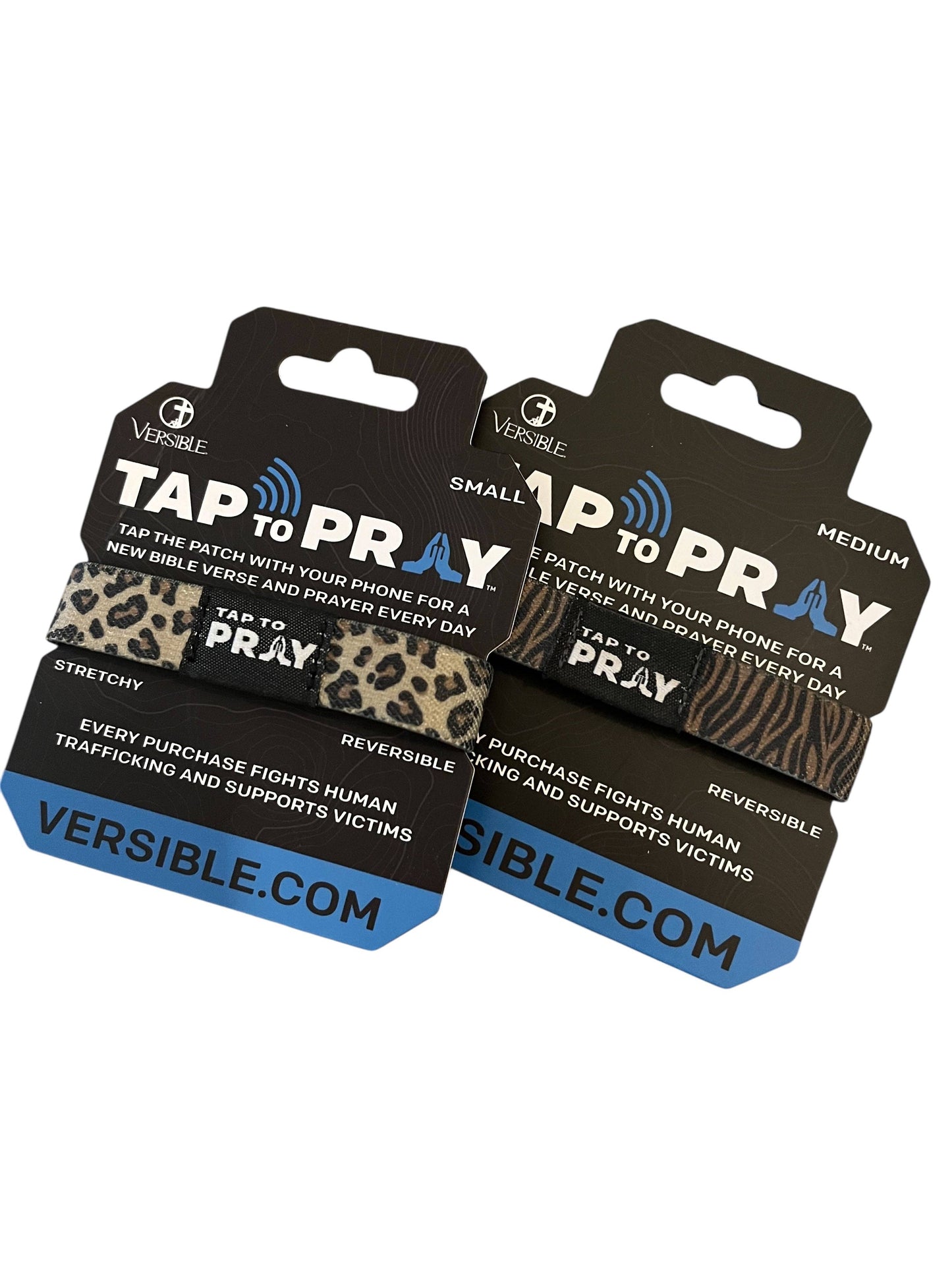 Versible - Tap To Pray® Wristband – Safari Leopard