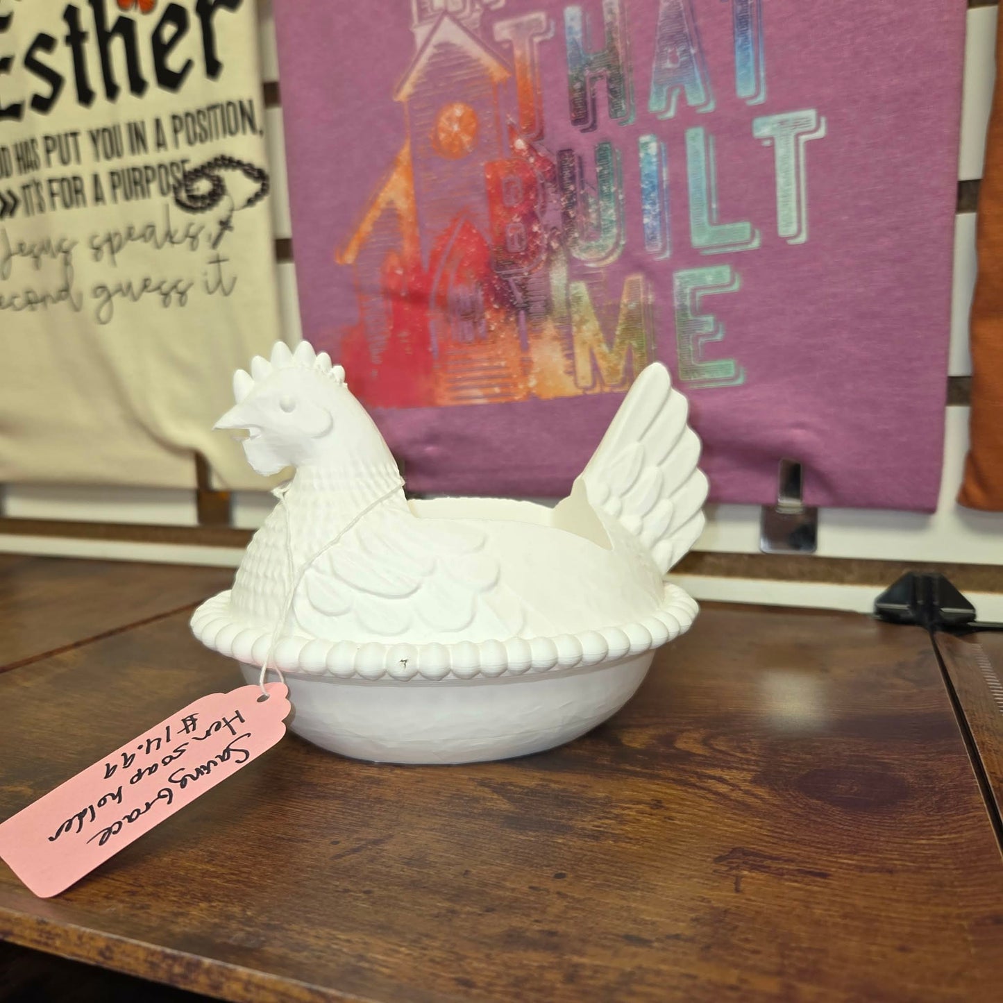 Hen on Nest soap holder
