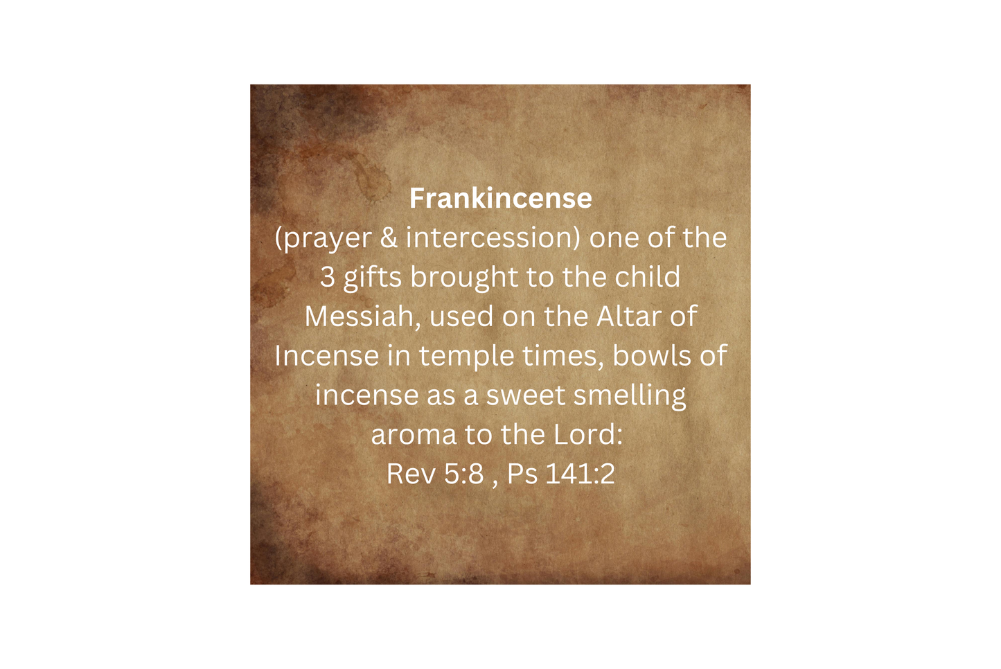 Abba Christian Products - Frankincense Prayer Oil - 1/4oz
