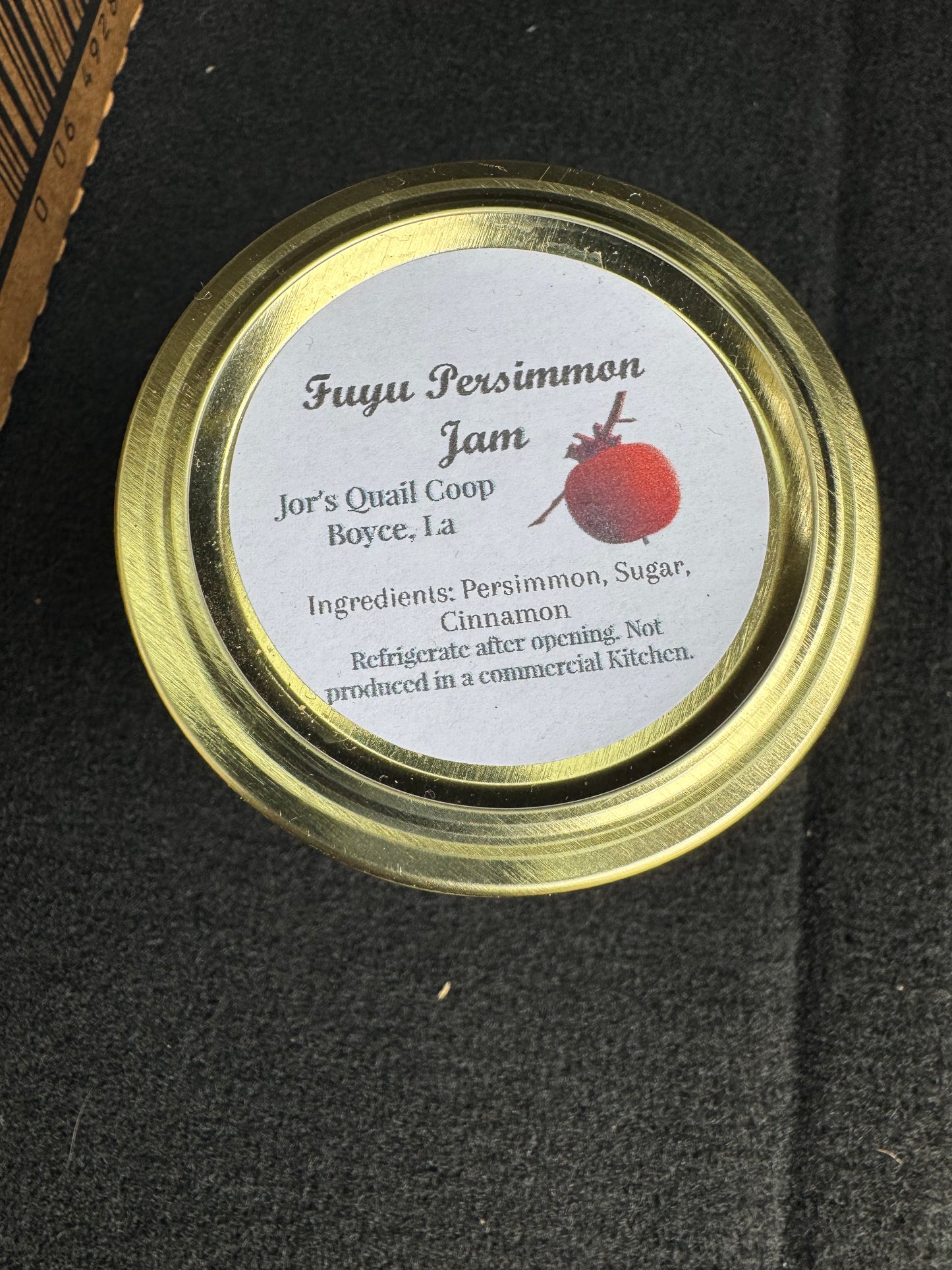 Jor's Quail Coop & Goodies- PERSIMMON JAM