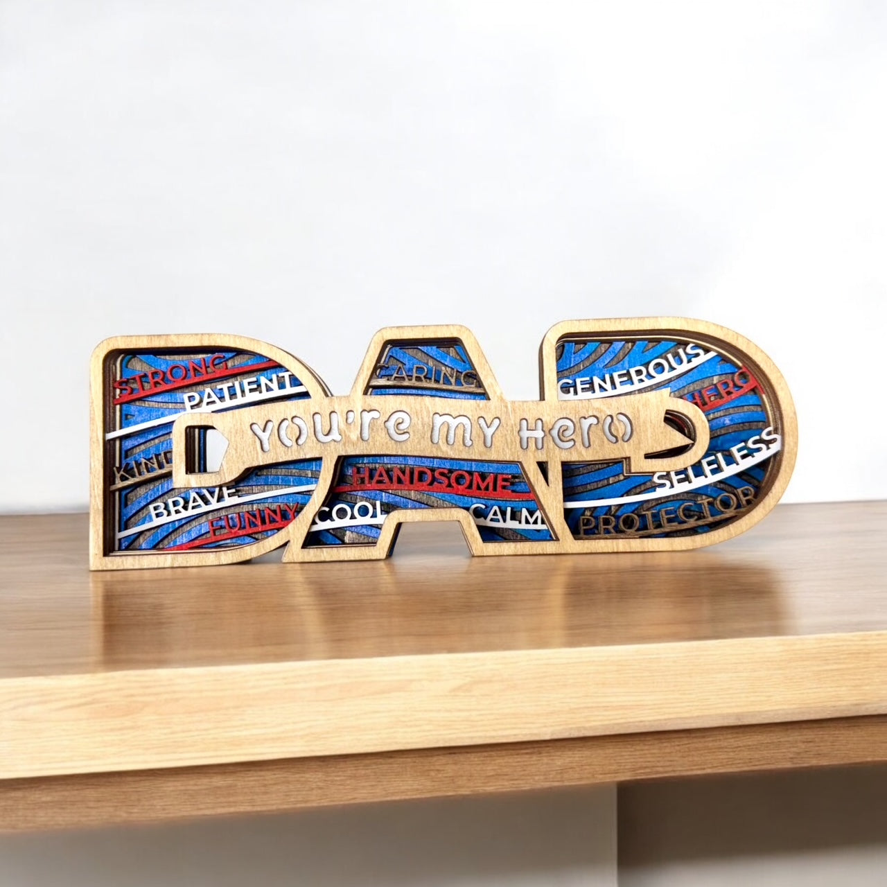 Created With Heart- WOODEN SHELF SITTER