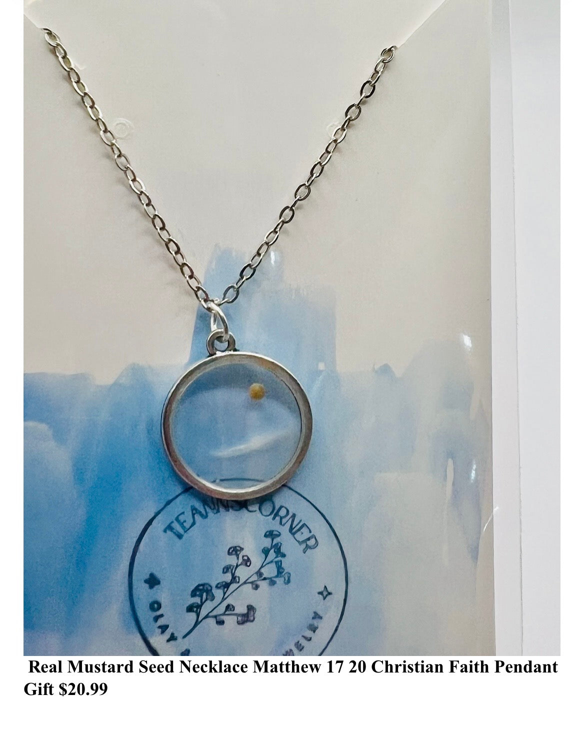 Mustard seed necklace