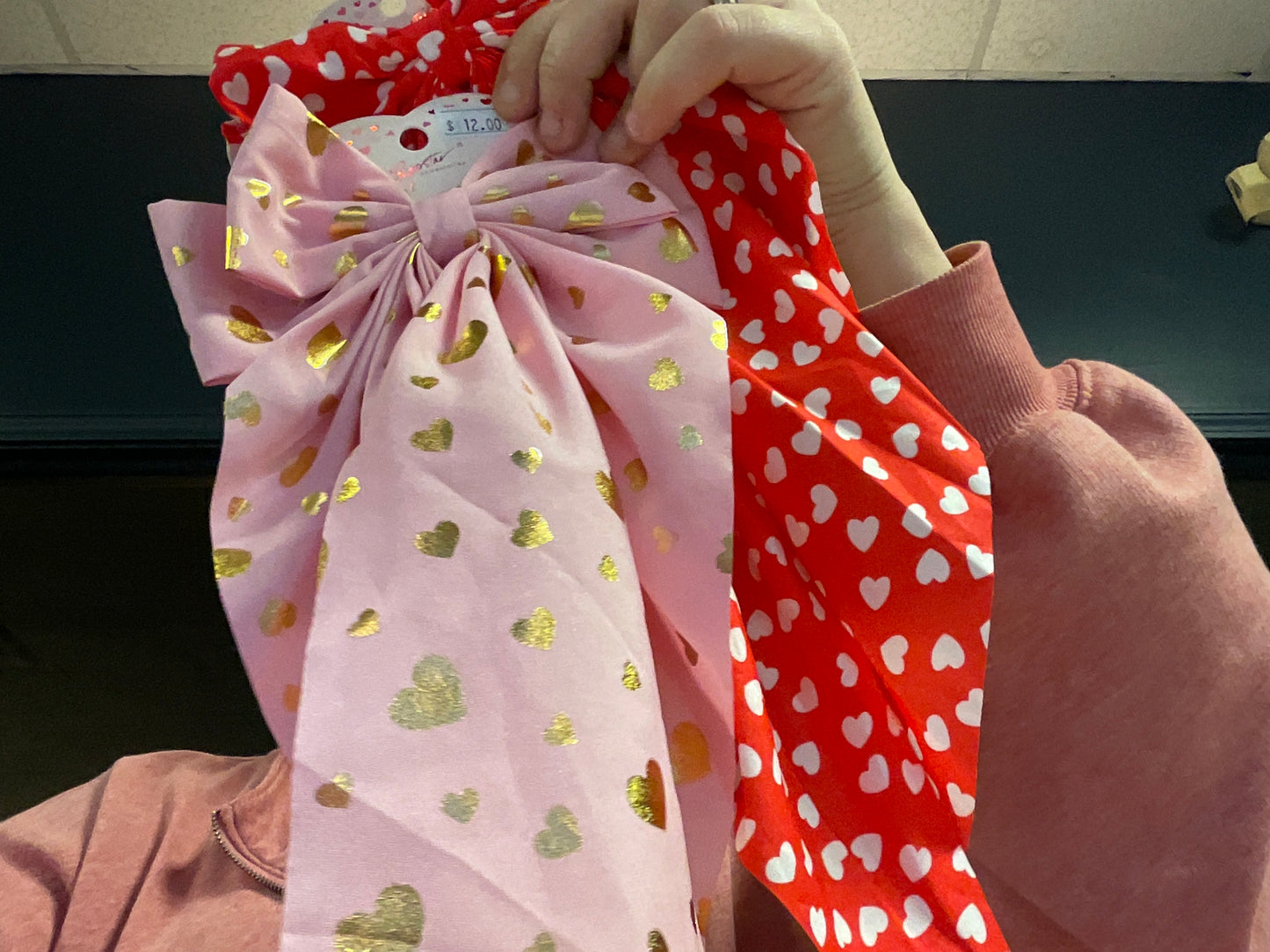 Heart Valentine Bow - Artwork by Amber