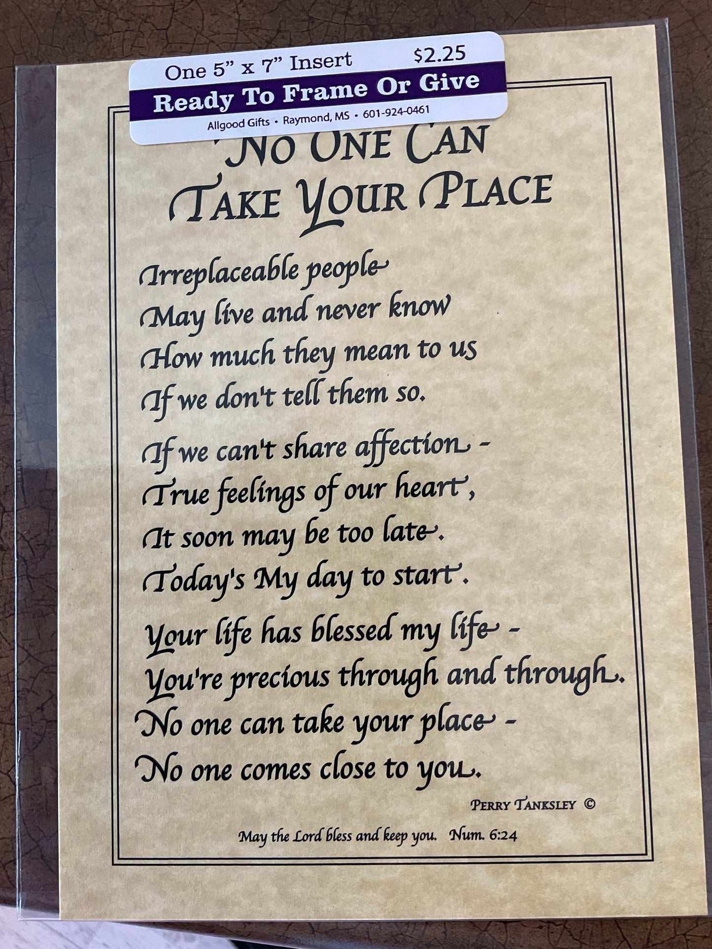 Ready To Frame Or Give