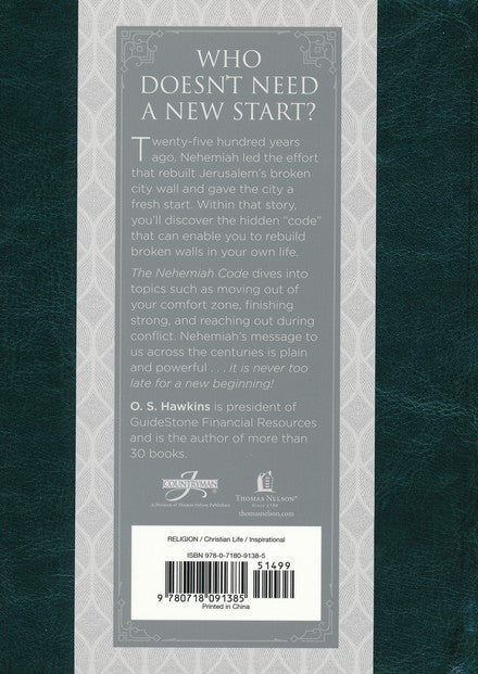 The Nehemiah Code: It's Never Too Late for a New Beginning