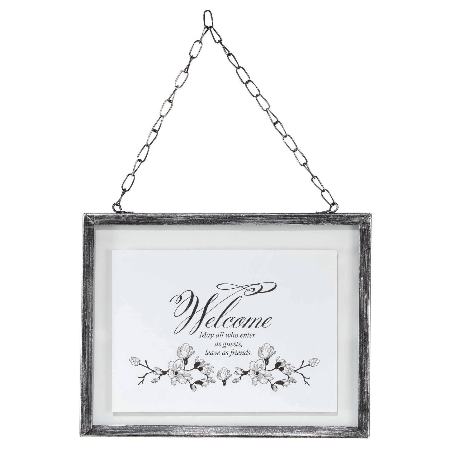 Dicksons - Framed Glass Welcome May All Who Come