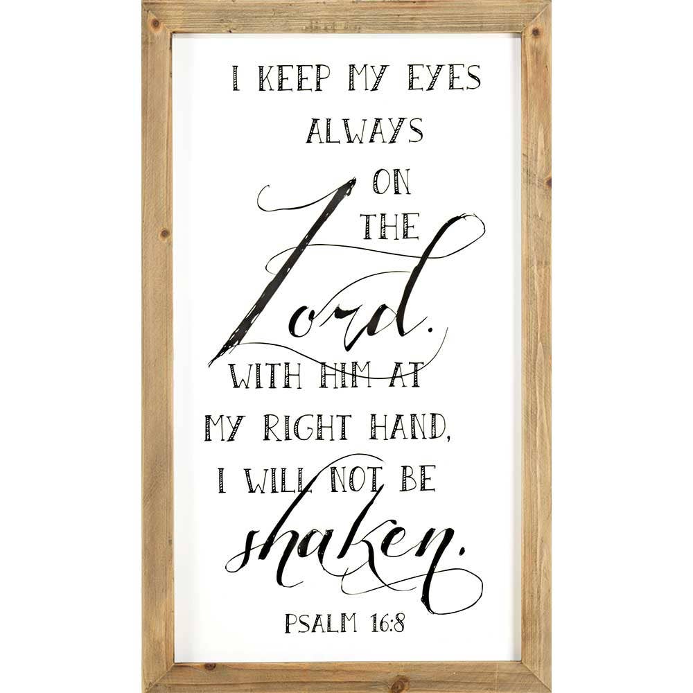 Dicksons - I Keep My Eyes Always Wall Plaque
