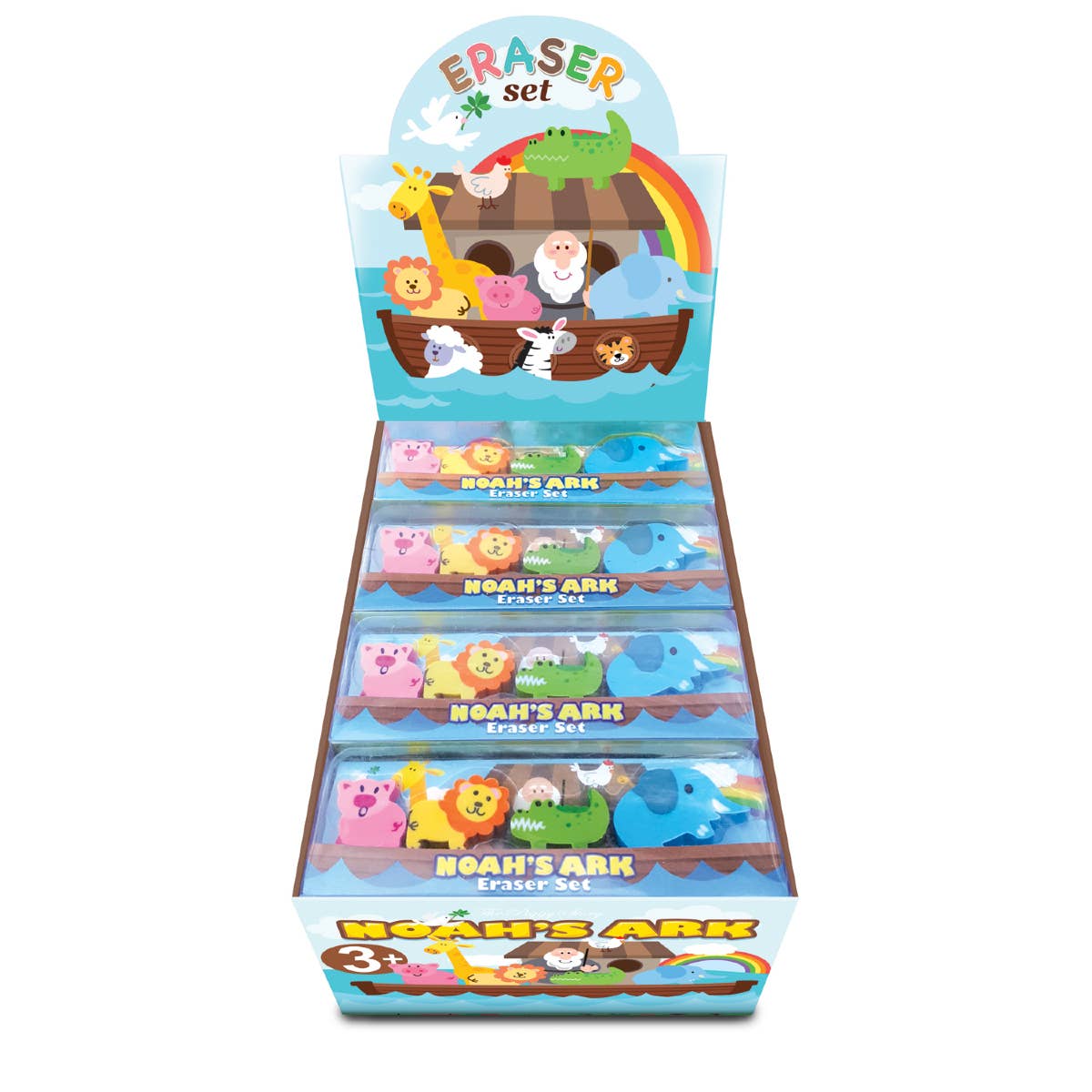 The Piggy Story - Eraser Set- Noah's Ark