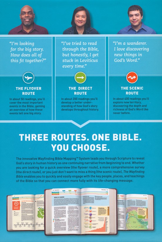NLT Wayfinding Bible, leatherlike teal
