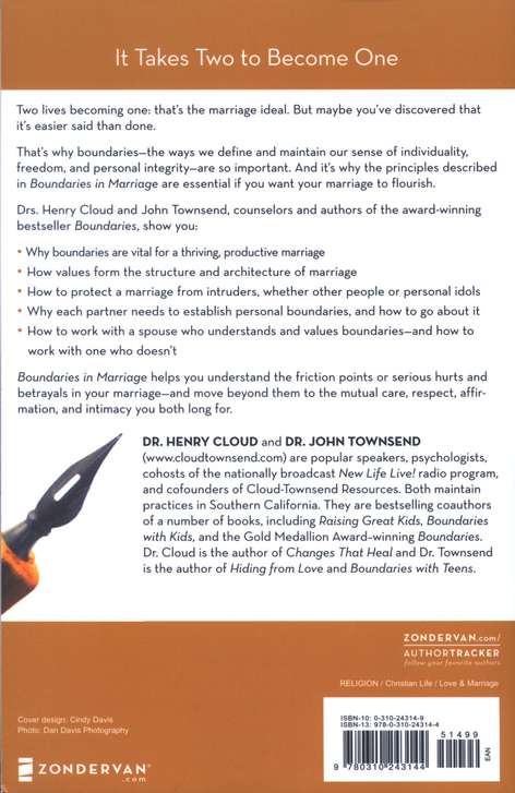 Boundaries in Marriage, Paperback