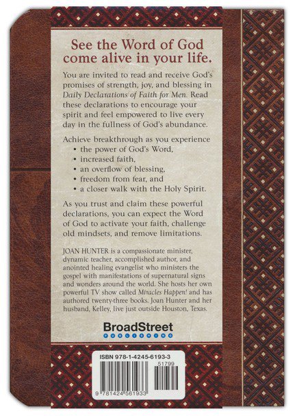 Daily Declarations of Faith for Men