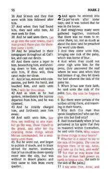 KJV Baby's New Testament with Psalms--imitation leather, blue