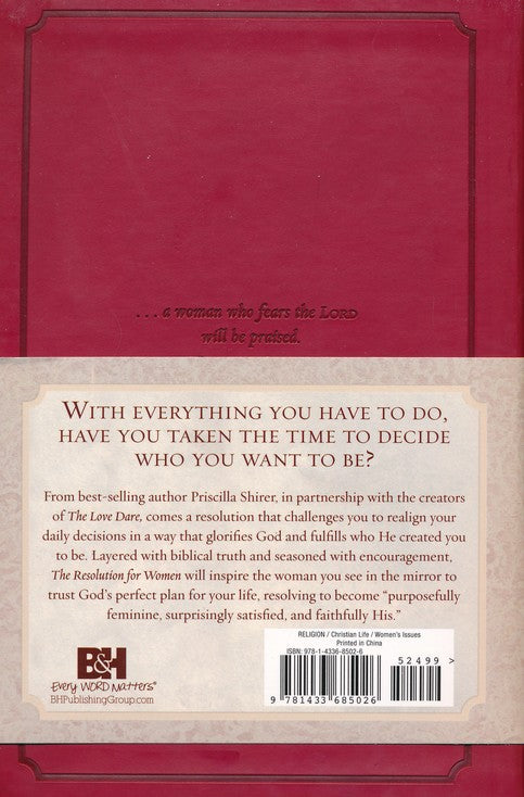 The Resolution for Women, LeatherTouch