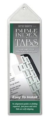 Verse Finders Thin Pack Bible Silver Tabs