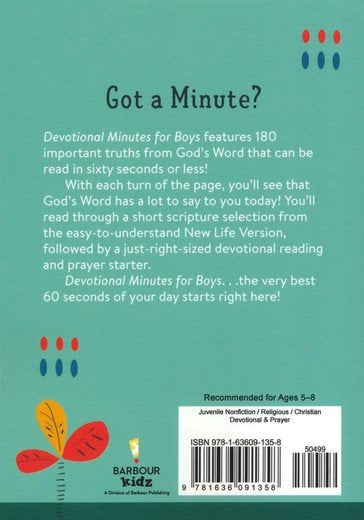 Devotional Minutes for Boys: Inspiration from God's Word