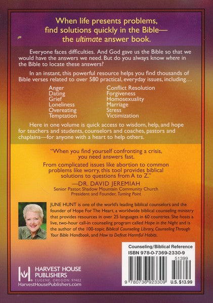 The Biblical Counseling Reference Guide: Over 580 Real-Life Topics