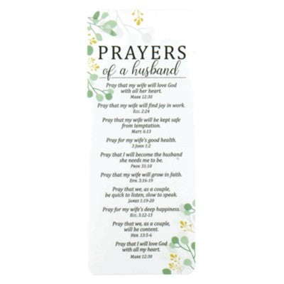 Prayers of a Husband Bookmark