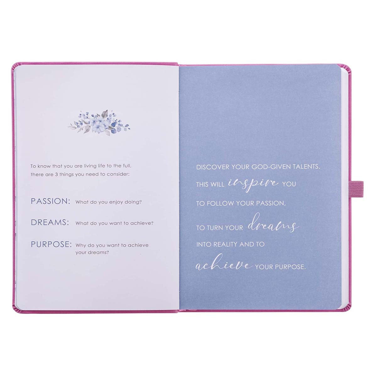 Pink Faux Leather Rolene Strauss Undated Planner