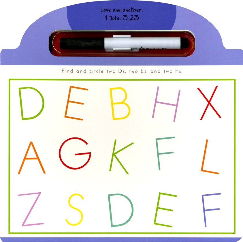 Bible ABC's: Wipe-Clean Activity Book