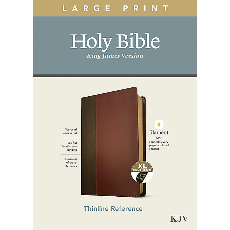 KJV Large Print Thinline Reference Bible, Filament Enabled Edition