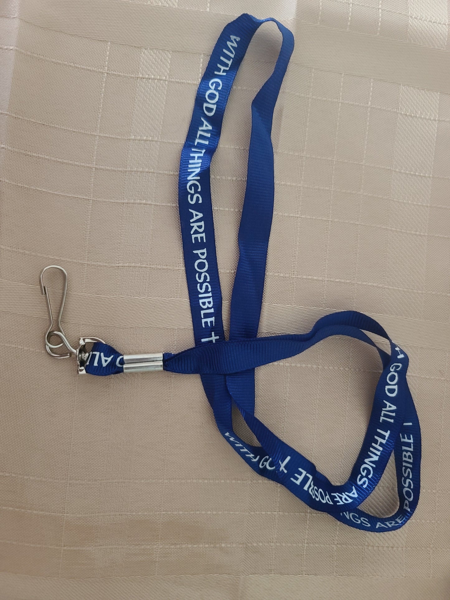 Lanyard - With God all things are possible