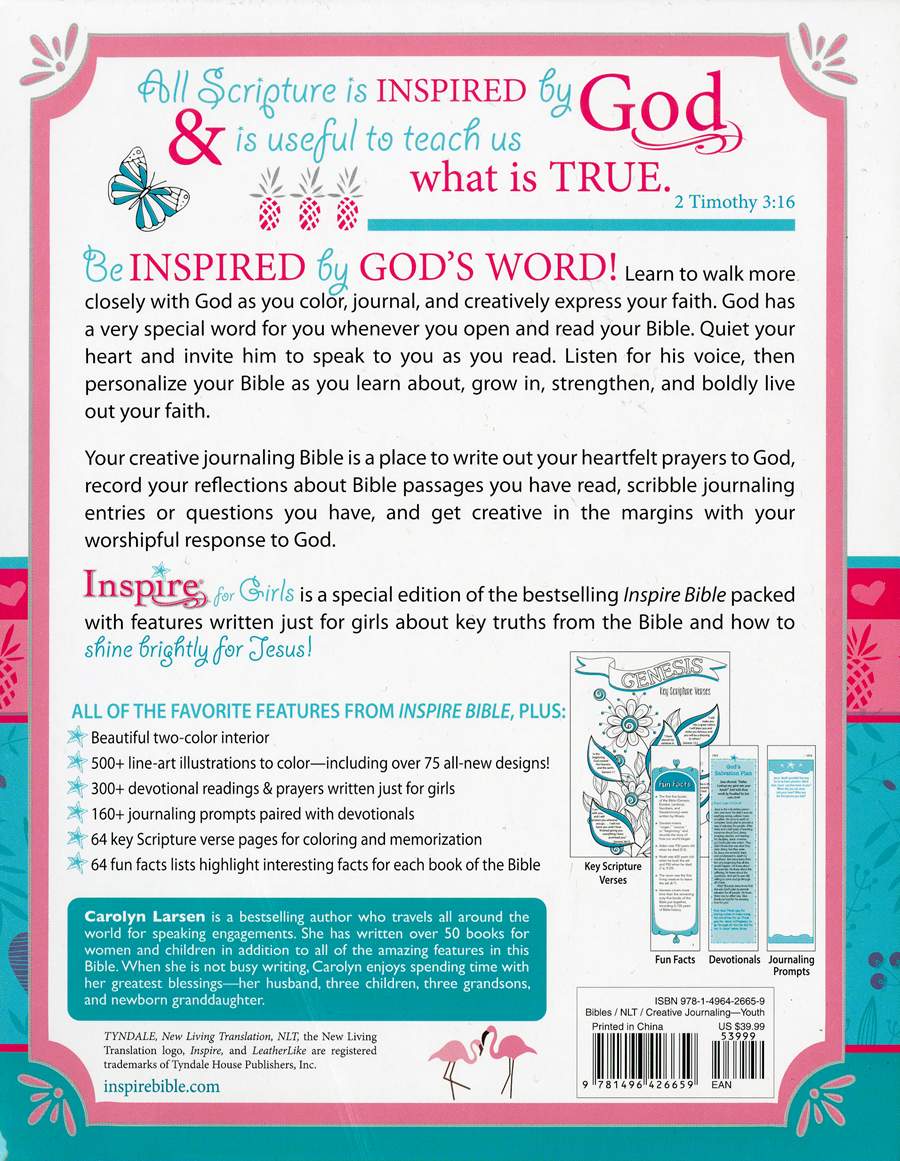 Inspire Bible for Girls NLT